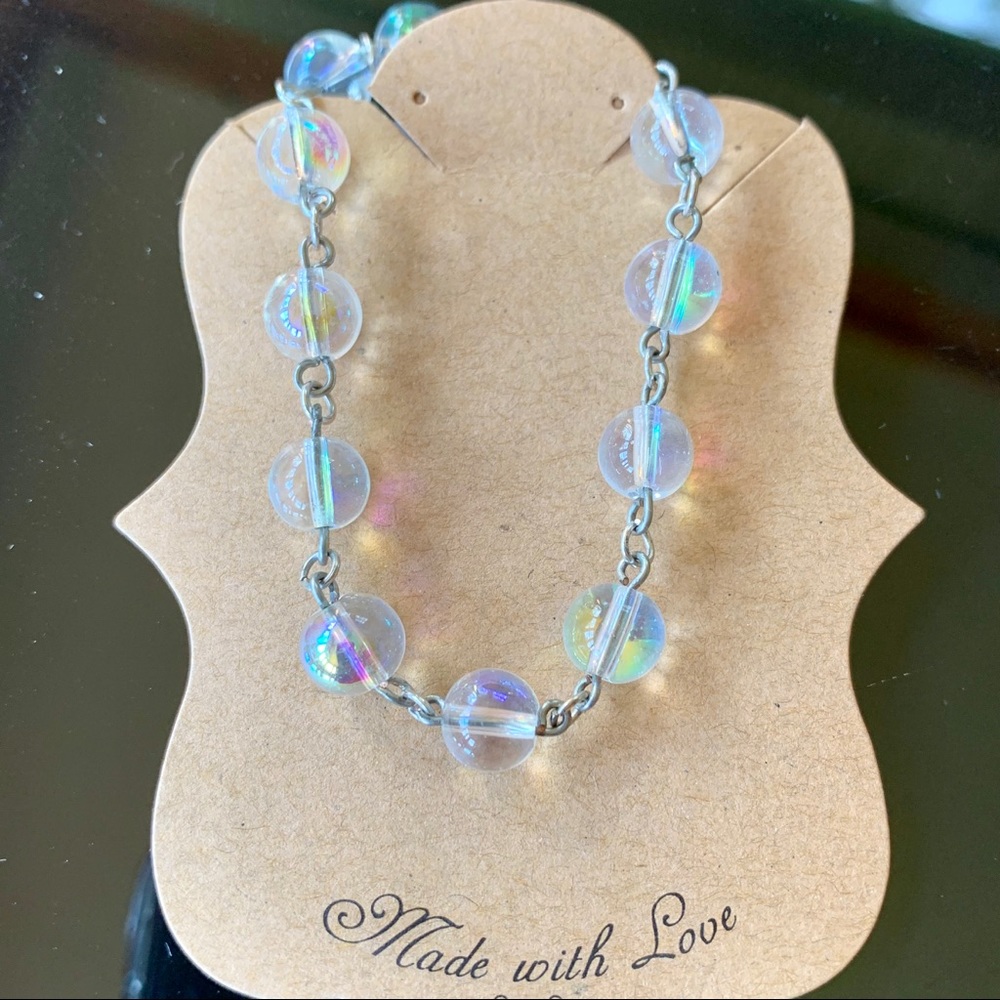 Iridescent Beaded Bracelet - NEW